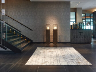 beige vloerkleed bamboo Rits - kleur 23 - 240x340cm