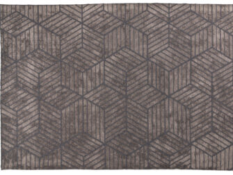 lichtgrijs vloerkleed bamboe Romain - kleur 23 - 240x340cm