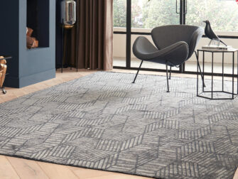 grey vloerkleed bamboe Romain - kleur 23 - 200x290cm