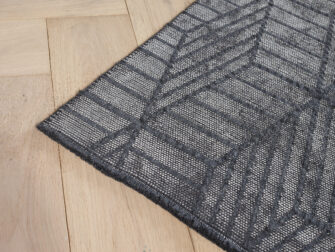 grijs vloerkleed bamboe Romain - kleur 23 - 160x230cm