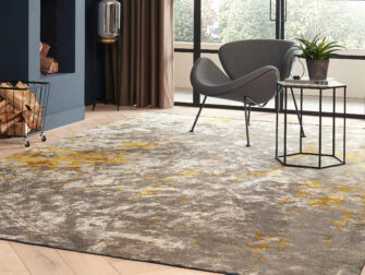 lichtgrijs vloerkleed bamboe Rousseau maat - 200x290cm