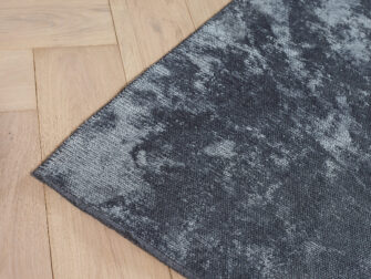 blauw vloerkleed bamboe Royce - maat 160x230cm