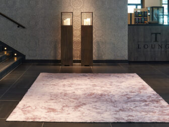 roze vloerkleed bamboe Royce - kleur 43 - maat 160x230cm