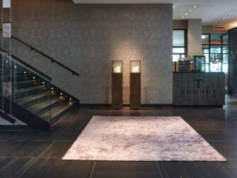 roze vloerkleed bamboe Royce - kleur 43 - maat 200x290cm