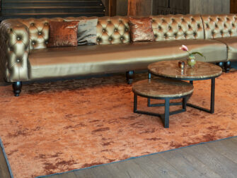 bruin vloerkleed bamboo Royce - copper 63 - 160x230cm