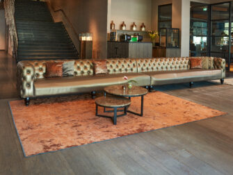 bruin vloerkleed bamboo Royce - copper 63 - 200x290cm