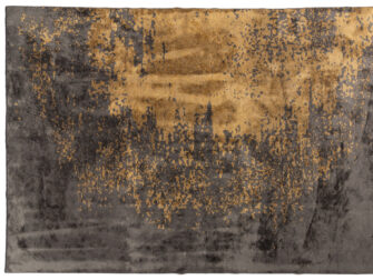 roze vloerkleed bamboe Russel - kleur ochre 62 - 160x230cm