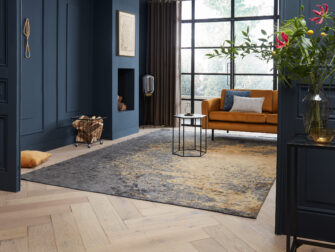 grijs vloerkleed bamboo Russel in de maat 240x340cm