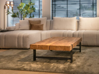 robuuste salontafel dikke balken