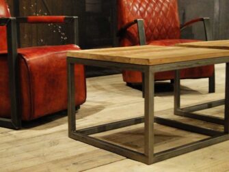 stalen salontafel avezzano