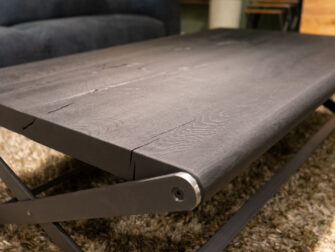 Salontafel Bellaria 140x80cm in intense black