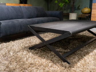 Salontafel Bellaria 140x80cm in intense black