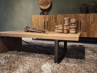 salontafel houten poot