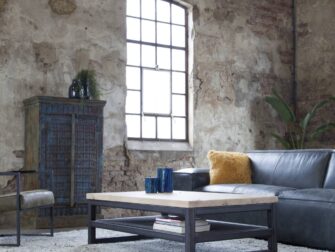 salontafel met onderplaat