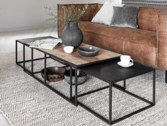 Vierkante salontafelset