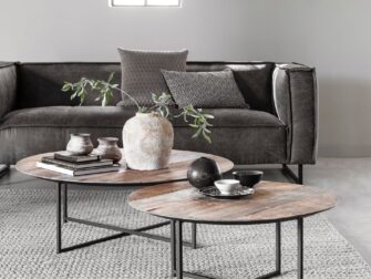 set van ronde salontafels