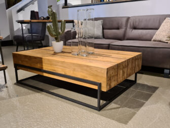 dikke teak salontafel
