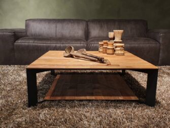stijlvolle salontafel oud teak