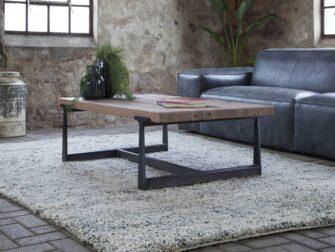 robuuste eiken koffietafel