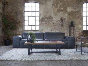 stoere houten salontafel