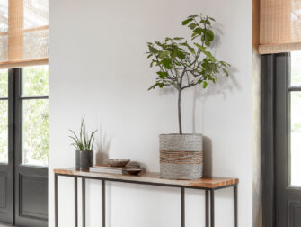 industriële wandtafel