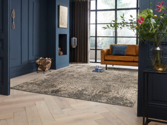 warm grijs vloerkleed bamboe Snake - kleur 23 - 240x340cm