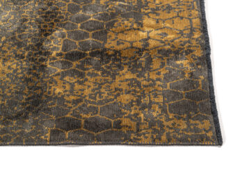 geel vloerkleed bamboe Snake - maat 240x340cm