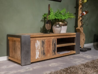 tv-meubel met staal