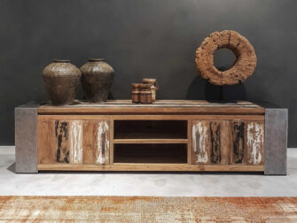 tv-dressoir oud hout