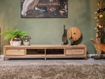 tv-meubel oud teakhout