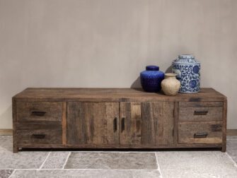 tv-meubel oud hout