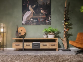 stoer houten tv-meubel
