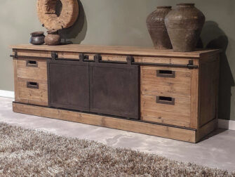 industrieel tv meubel staal