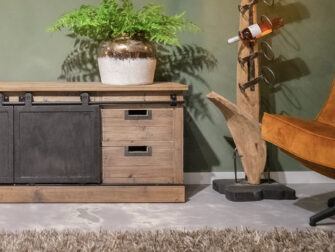 industrieel tv meubel staal