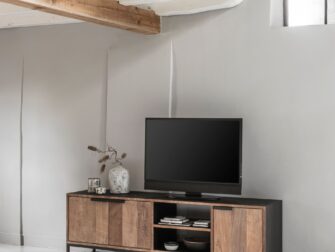 teak tv meubel