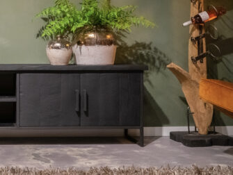 Zwart tv meubel