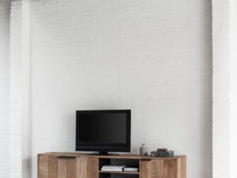 teak tv meubel