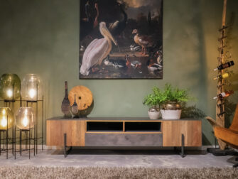 Industrieel tv meubel