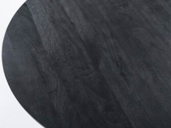 eettafel aron eleonora meubelen zwart mangohout