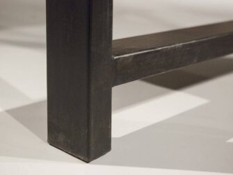 industriele tafel oud hout