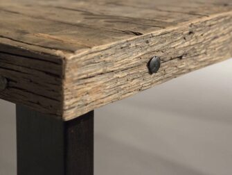 industriele tafel oud hout