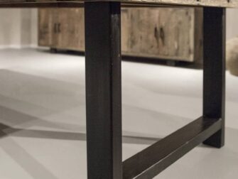 industriele tafel oud hout