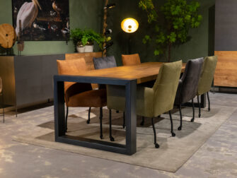 Eetkamerstoelen met wielen