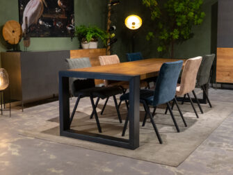 Tafel met dik blad