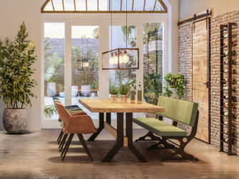 massieve eiken tafel