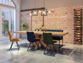 eiken tafel houten matrix poot