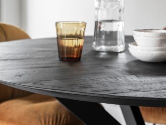 ronde tafel reclaimed teak