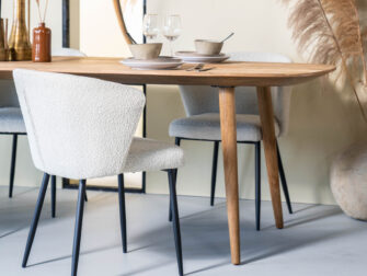 eleonora houten ovalen eettafel tabassum