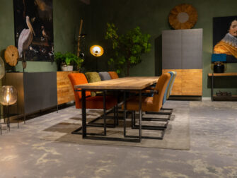 eetkamertafel white wash