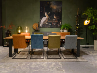 eetkamerstafel platstaal